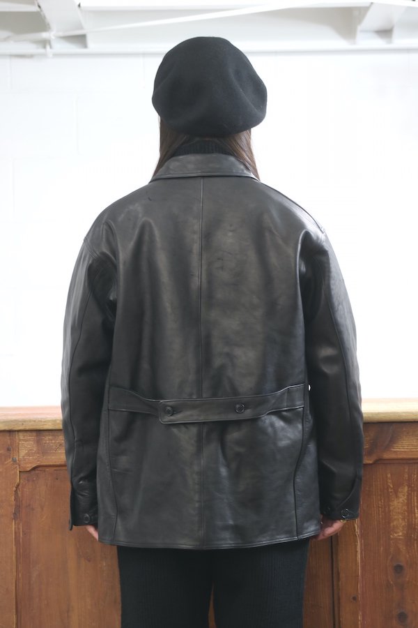 OLD JOE&CO.】オールドジョー PATINA HORSE-HIDE DURABLE COAT（PATINA BLACK) -  TIGHT｜GERUGA/LOST CONTROL/OLD JOE＆CO./GANGSTERVILLE/GLADHAND/WACKO  MARIA/ADDICT CLOTHES正規取扱通販