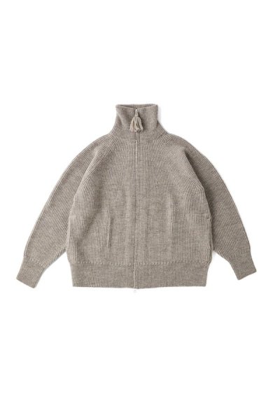 OLD JOE&CO.】オールドジョー TWEEDY YARN ZIP SWEATER(DUNE) - TIGHT 