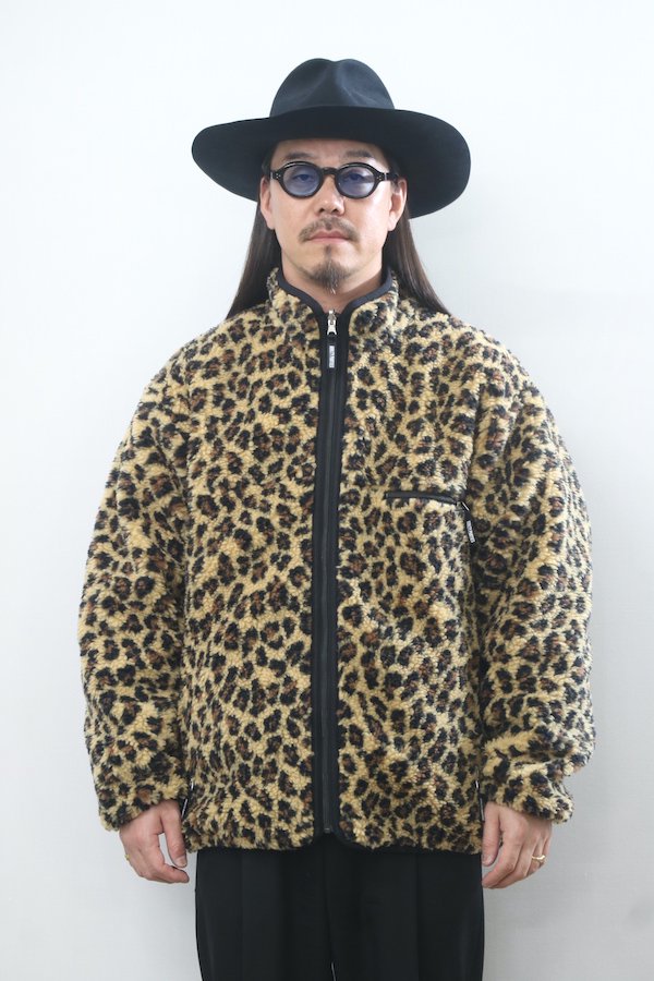 WACKO MARIA】ワコマリア REVERSIBLE LEOPARD BOA JACKET (BEIGE