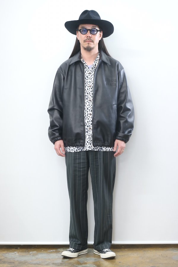 WACKO MARIA】ワコマリア LEATHER 50'S JACKET ( TYPE-2 ) (BLACK