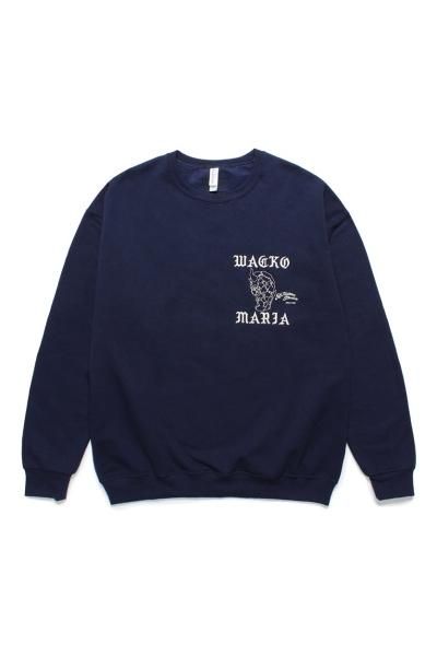 WACKO MARIA】ワコマリア 56 TATTOO STUDIO / CREW NECK SWEAT SHIRT 