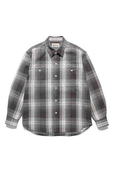 WACKO MARIA】ワコマリア FLANNEL REGULAR COLLAR SHIRT ( TYPE-1