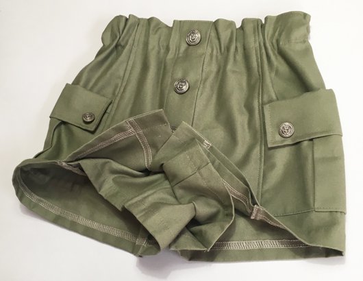 KB-20 フロントボタンパンツ - muni pattern -　～子供服・婦人服のパターン販売～