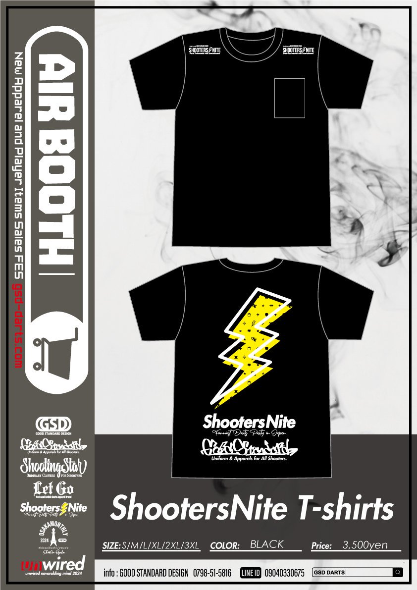 ShootersNite T-shirts<img class='new_mark_img2' src='https://img.shop-pro.jp/img/new/icons15.gif' style='border:none;display:inline;margin:0px;padding:0px;width:auto;' />