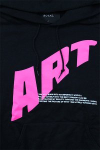 <img class='new_mark_img1' src='https://img.shop-pro.jp/img/new/icons16.gif' style='border:none;display:inline;margin:0px;padding:0px;width:auto;' />ROYAL.2 HOODIE ART【BLK/PINK】