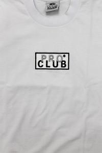PROCLUB HEAVY WEIGHT S/S TEE BOX LOGO WHT