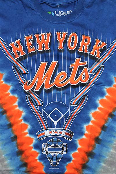 Liquid Blue Youth  New York Mets Youth V Tie-Dye T-Shirt - Kids ~ Cherry  Art Editions