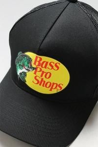 BassProShops LOGO MESH CAPBLK