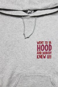 <img class='new_mark_img1' src='https://img.shop-pro.jp/img/new/icons16.gif' style='border:none;display:inline;margin:0px;padding:0px;width:auto;' />WENT TWO YA HOOD HOODIE HARLEM【GRY/BUR】