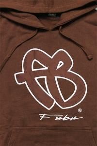 <img class='new_mark_img1' src='https://img.shop-pro.jp/img/new/icons16.gif' style='border:none;display:inline;margin:0px;padding:0px;width:auto;' />FUBU PULL HOODIE FB CLASSIC LOGO BRN