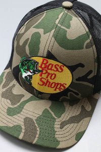 BassProShops LOGO MESH CAP EMBROIDERY【CAMO/BLK】