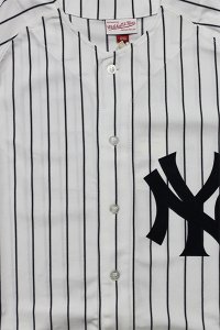 MITCHELL&NESS AUTHENTIC BASEBALL JERSEY YANKEES【WHT/NVY】