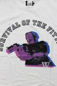 <img class='new_mark_img1' src='https://img.shop-pro.jp/img/new/icons16.gif' style='border:none;display:inline;margin:0px;padding:0px;width:auto;' />WANNA S/S TEE SURVIVAL OF THE FITTESTWHT