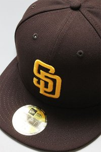 NEWERA 59fifty PADRES AUTHENTIC COLOR【BRN/YEL】