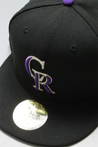 NEWERA 59fifty ROCKIES AUTHENTIC COLOR【BLK/PUR】