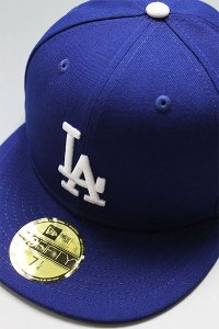 NEWERA 59fifty DODGERS AUTHENTIC COLOR【BLU】