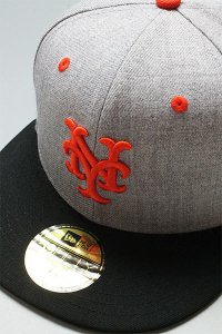 NEWERA 59fifty METS 1964 ALL STAR PATCH【H.GRY/ORG/BLK】