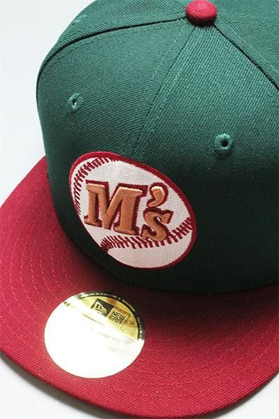 NEWERA 59fifty MARINERS 35th ANNIVERSARY PATCH【D.GRN/BUR】 - YSM23