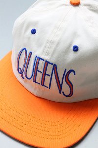 SELECTS NYC QUEEN CAP【WHT/ORG】