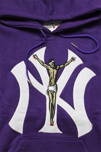 COLLECTIONPLATE NYC JESUS YANKEES HOODIE【PUR】