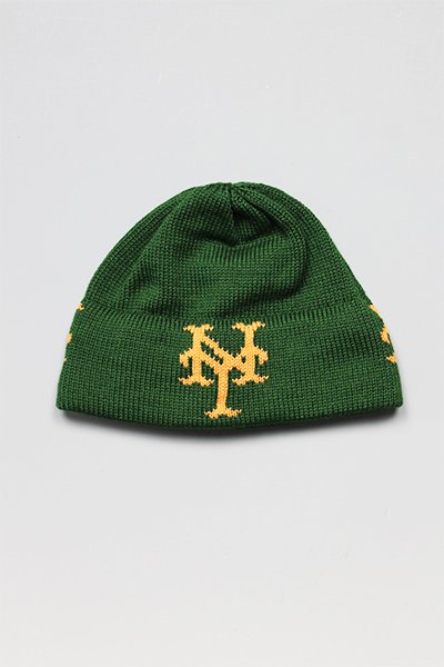 SELECTS NYC NY WOOL KNIT BEANIE【GRN/ORG】 - YSM23