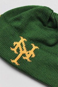 SELECTS NYC NY WOOL KNIT BEANIE【GRN/ORG】