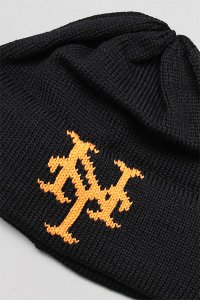 SELECTS NYC NY WOOL KNIT BEANIE【BLK/ORG】