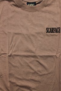 <img class='new_mark_img1' src='https://img.shop-pro.jp/img/new/icons16.gif' style='border:none;display:inline;margin:0px;padding:0px;width:auto;' />SHOE PALACE×SCARFACE L/S TEE MONTANA【BRN】