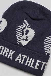 <img class='new_mark_img1' src='https://img.shop-pro.jp/img/new/icons16.gif' style='border:none;display:inline;margin:0px;padding:0px;width:auto;' />Belief NYC ATHLETICS BEANIE【NVY】