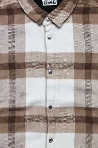 PROCLUB WORK SHIRTS JACKET WHT/BEIGE