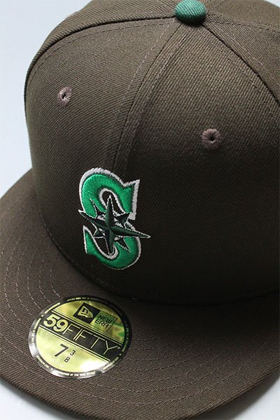 NEWERA 59fifty MARINERS 30th ANNIVERSARY PATCH【BRN/GRN】 - YSM23