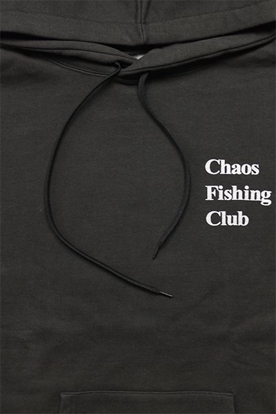 chaos fishing club  OG LOGO HOODIEブラックXL