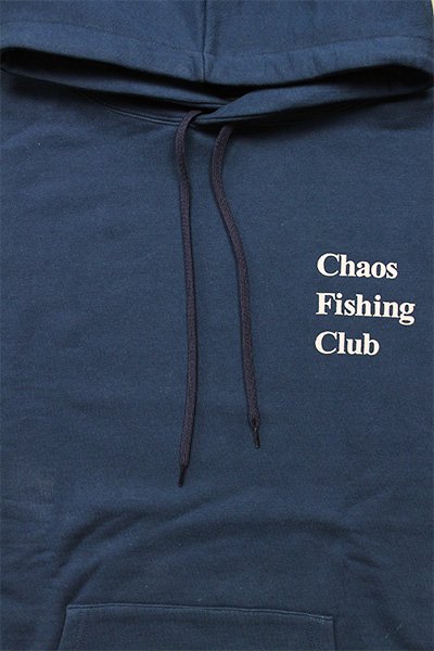 Chaos Fishing Club OG LOGO HOODIE【NVY/SIL】 - YSM23