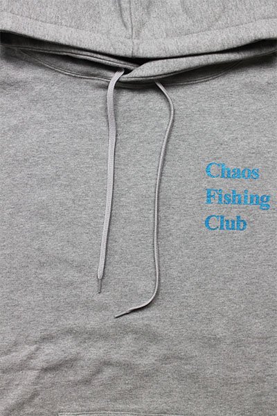 Chaos Fishing Club OG LOGO HOODIE【GRY/BLU】 - YSM23