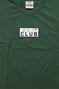 PROCLUB HEAVY WEIGHT L/S TEE BOX LOGO FOREST GREEN
