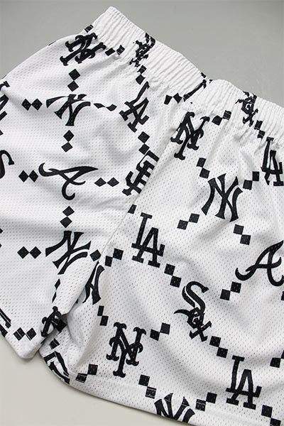 BRAVEST STUDIOS STADIUM MESH SHORTS【WHT】 - YSM23