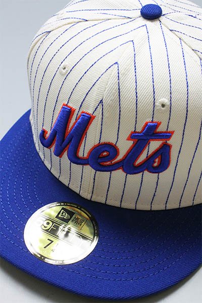 NEWERA 59fifty METS 25th ANNIVERSARY【NAT/BLU/ORG】 - YSM23