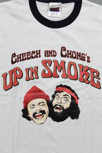<img class='new_mark_img1' src='https://img.shop-pro.jp/img/new/icons16.gif' style='border:none;display:inline;margin:0px;padding:0px;width:auto;' />Cheech&Chong UP IN SMOKE RINGER TEE【WHT/NVY】