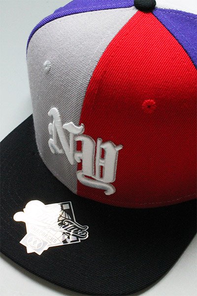 TWNTY TWO SNAP BACK CAP NY STATE OF MIND【PUR/RED】 - YSM23