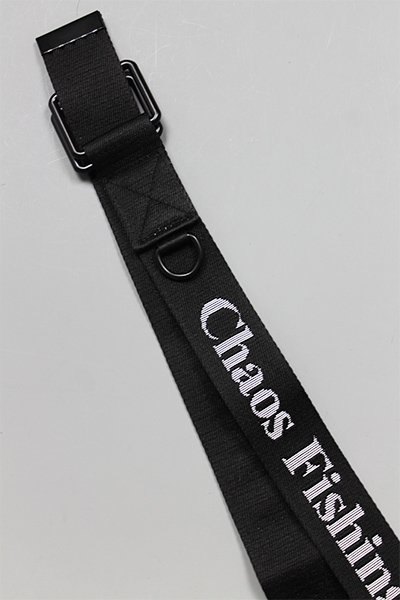 Chaos Fishing Club LOGO BELT【BLK】 - YSM23