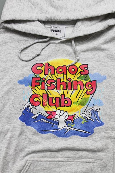 Chaos Fishing Club GRAB IT HOODIE【ASH GRY】 - YSM23