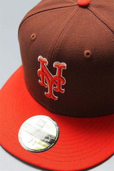 NEWERA 59fifty METS SHEA STADIUM PATCH【BRN/ORG】 - YSM23