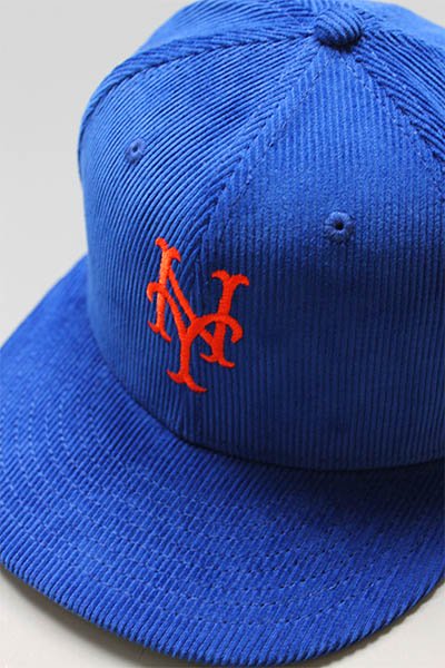 NEWERA 59fifty METS CORDUROY【BLU/ORG】 - YSM23