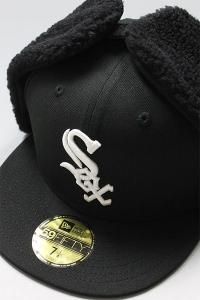 NEWERA 59fifty DOGEAR WHITE SOXBLK