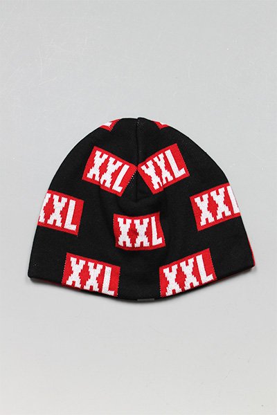 THROWBACK 2000 XXL BEANIE【BLK/RED】 - YSM23