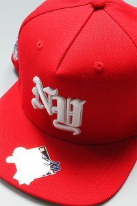 TWNTY TWO SNAP BACK CAP NY STATE OF MIND【RED】