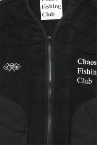 Chaos Fishing Club FISH HUNTING FLEECE JACKET【BLK】