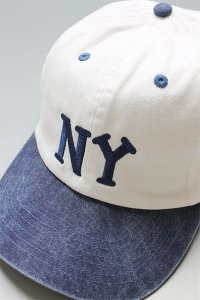 NEGRO LEAGUE LOW CAP NEW YORK BLACK YANKEES【WHT/NVY】