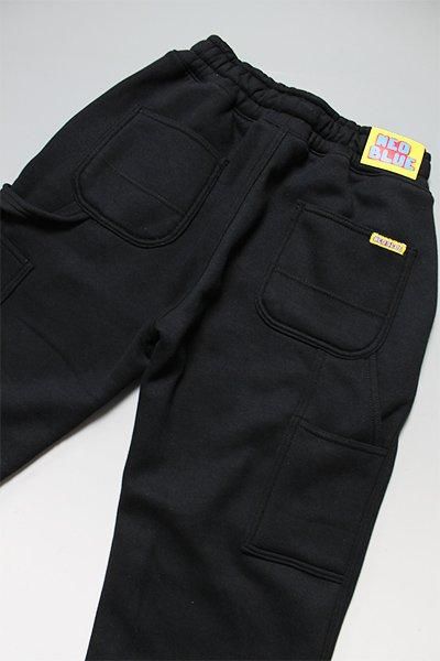 NEO BLUE BAGGY SWEAT PAINTER PANTS【BLK】 - YSM23 NEO BLUE BAGGY SWEAT PAINTER PANTS【BLK】 - YSM23