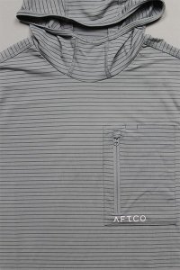 AFTCO CHANNEL PERFORMANCE HOODIE GREY